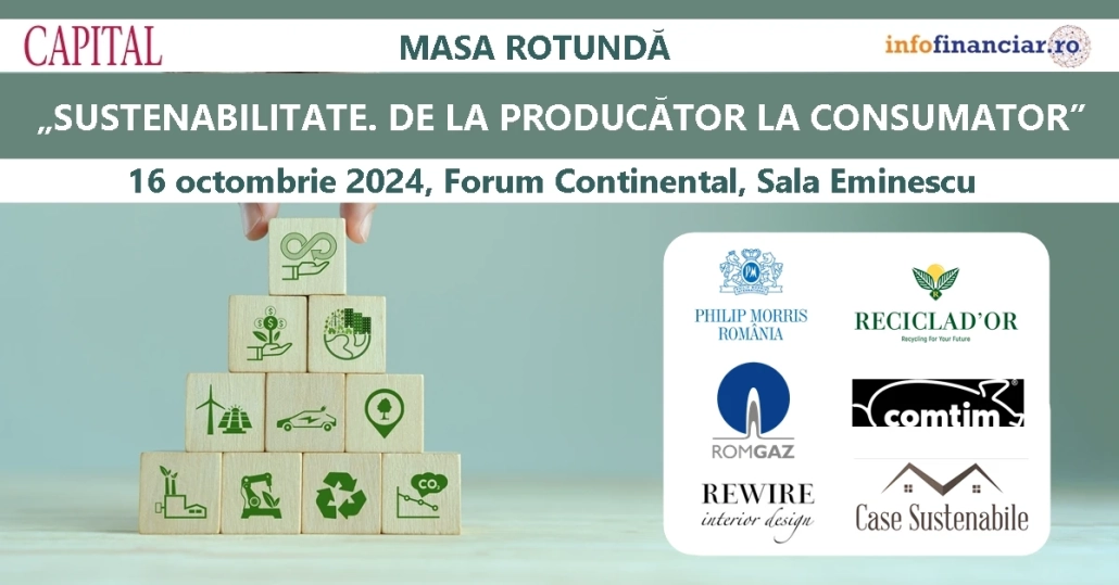 Masă rotundă – Sustenabilitate. De la producător la consumator