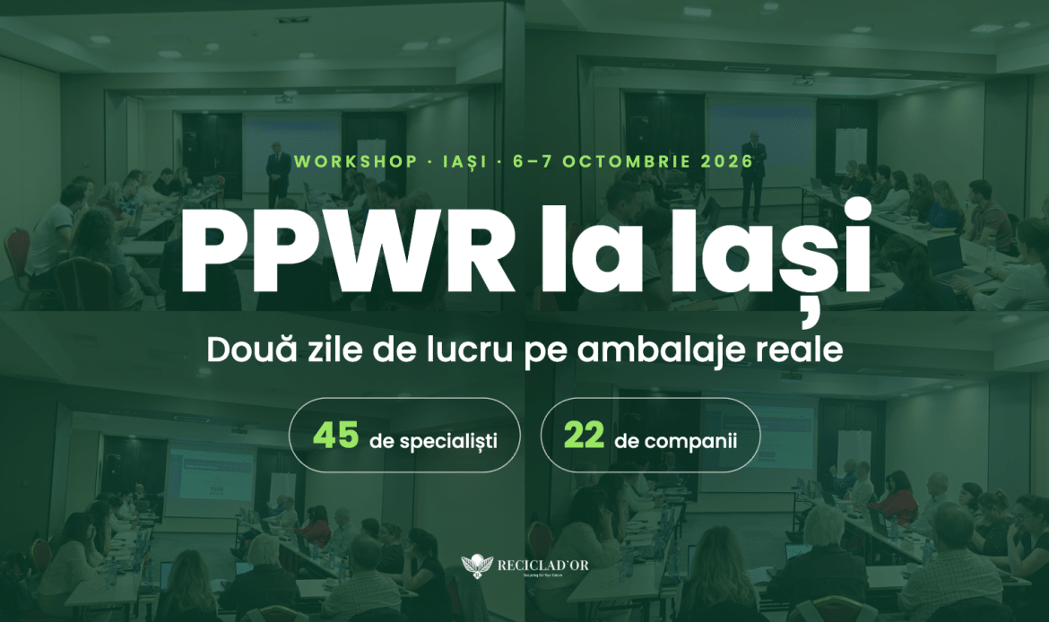 PPWR la Iași: Două zile de lucru pe ambalaje reale, 45 de specialiști, 22 de companii