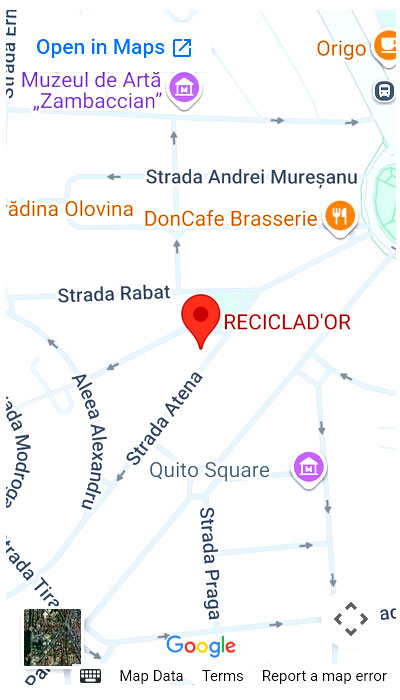 Harta Reciclad'OR Bucuresti