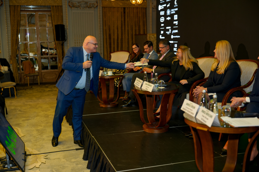 Moment din sesiunea de dezbateri, Sustainability in Business Forum & Awards 2026